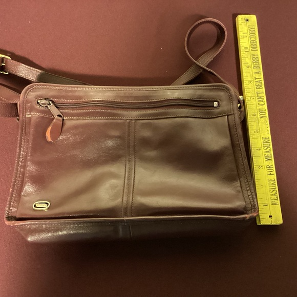 Vintage Phillippe Burgundy shoulder bag purse - Picture 9 of 13